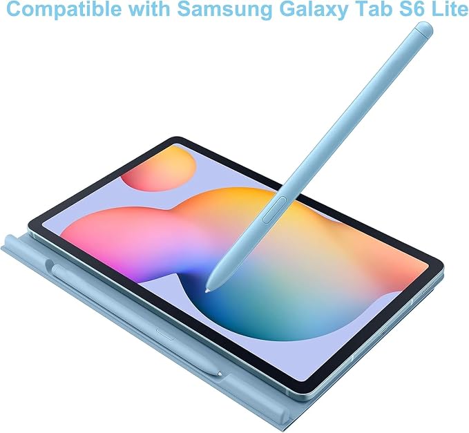 2 Pack Tab S6 Lite S Pen Replacement for Samsung Galaxy Tab S6 Lite Stylus Pen Compatible with Galaxy Tab S6 lite S Pen WithoutBluetooth(Angora Blue)