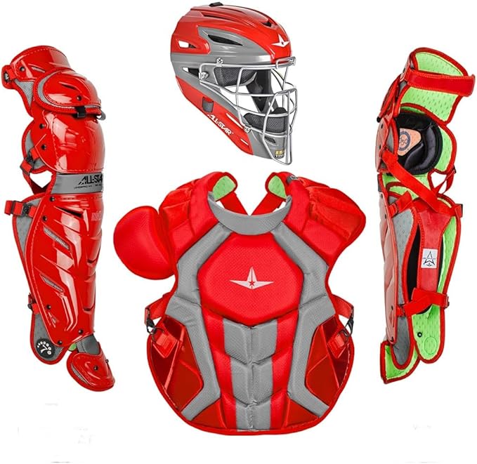 All-Star S7 Axis for Adults - Baseball Catching Equipment Kit (Catching Helmet, Chest Protector, Leg Guards), NOCSAE Standard