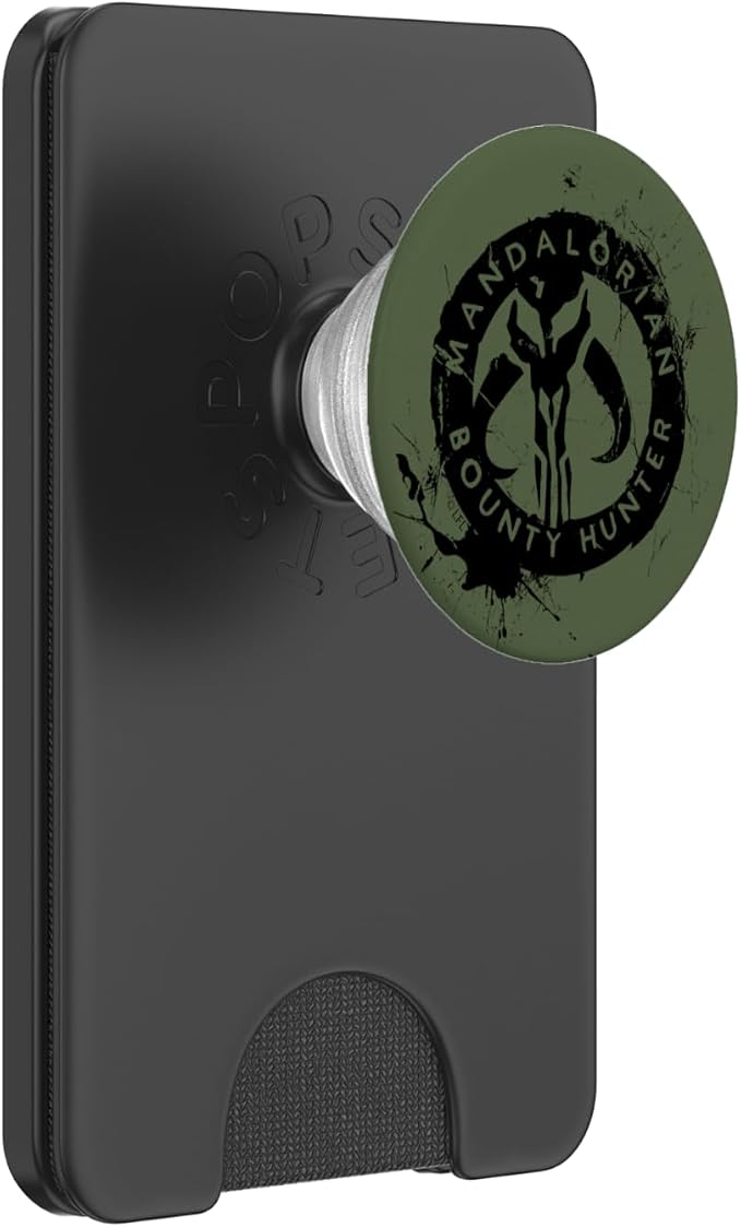 Star Wars The Mandalorian Paint Splatter Emblem PopSockets Adhesive PopGrip