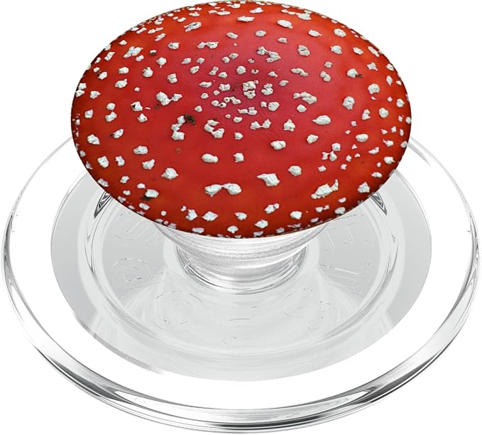 Mushroom Red Fly Agaric Amanita Nature Fungus Forest Design PopSockets Adhesive PopGrip