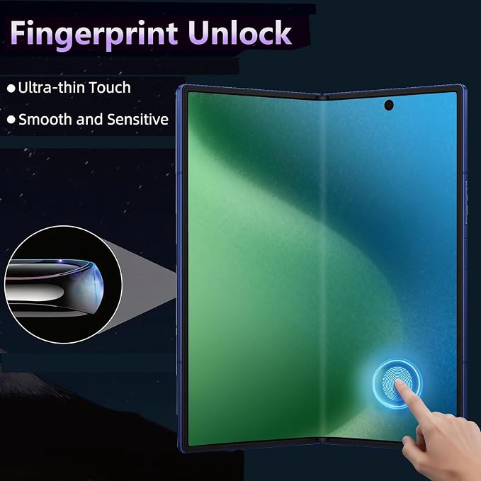 2 Sets Privacy Screen Protector for Samsung Galaxy Z Flip 5 6.7 | Inside Flexible TPU Hydrogel Film + Front Anti-Spy Tempered Glass Screen Protector Anti Scratch Self-Healing Case Friendly