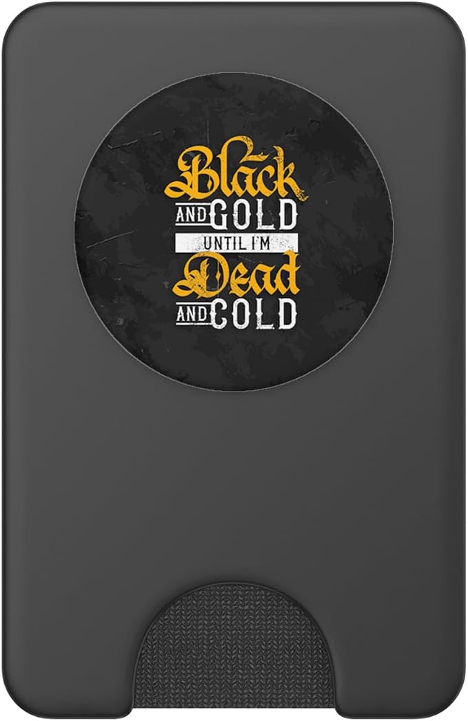 Pittsburgh Ultimate Sports Fan Distressed Lettering PopSockets Adhesive PopGrip
