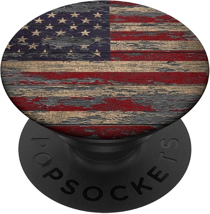 American Flag Weathered PopSockets Adhesive PopGrip