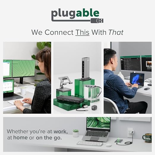 Plugable USB Transfer Cable Unlimited Use Transfer Data Between 2 Windows PC's Compatible with Windows 11 10 7 XP Bravura Easy Computer Sync Software Included