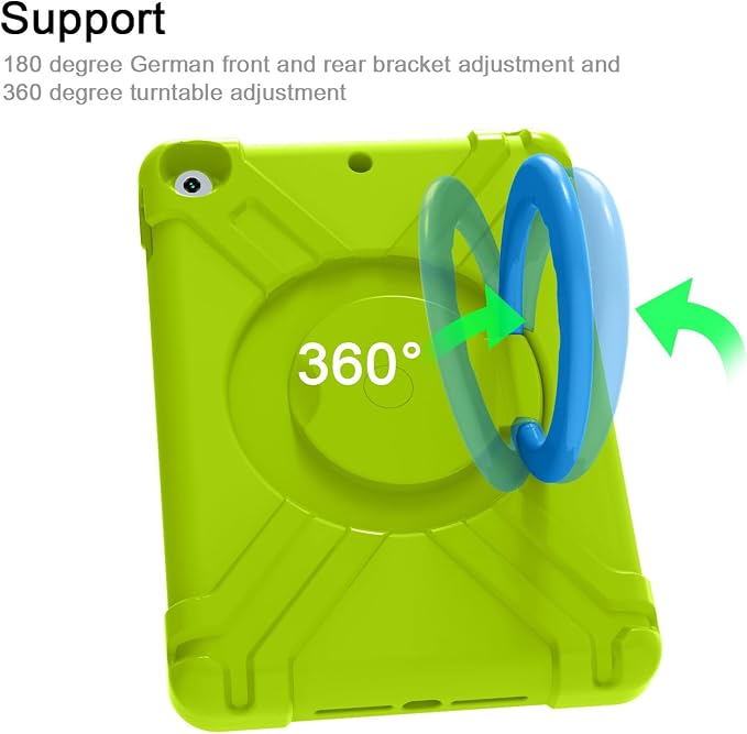 AKABEILA Compatible with Amazon Fire HD 8 2020/2022 Tablet Case，Rugged Kids Case with Stand Lightweight Shockproof Kids Friendly Tablet Cover Black