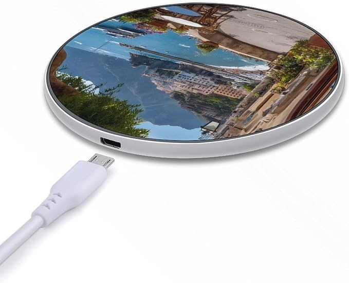 Italy Town Italian Sea Wireless Charger Portable Charging Pad | LightweightAll Smartphone