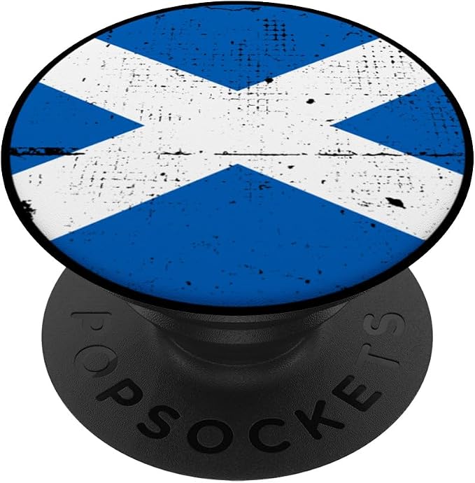 Scotland Vintage Scottish Flag Scotsman PopSockets Adhesive PopGrip