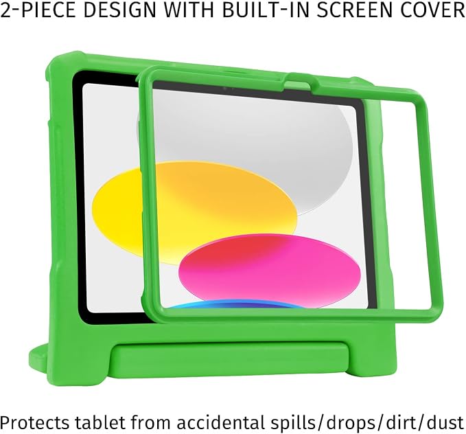 HDE Kids Shockproof Case Built-in Screen Protector for iPad 10th Gen 10.9