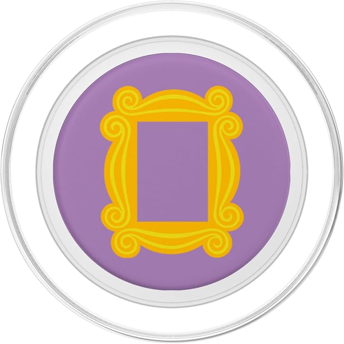 Yellow Peephole Frame Cute Funny Friends Gift PopSockets Adhesive PopGrip