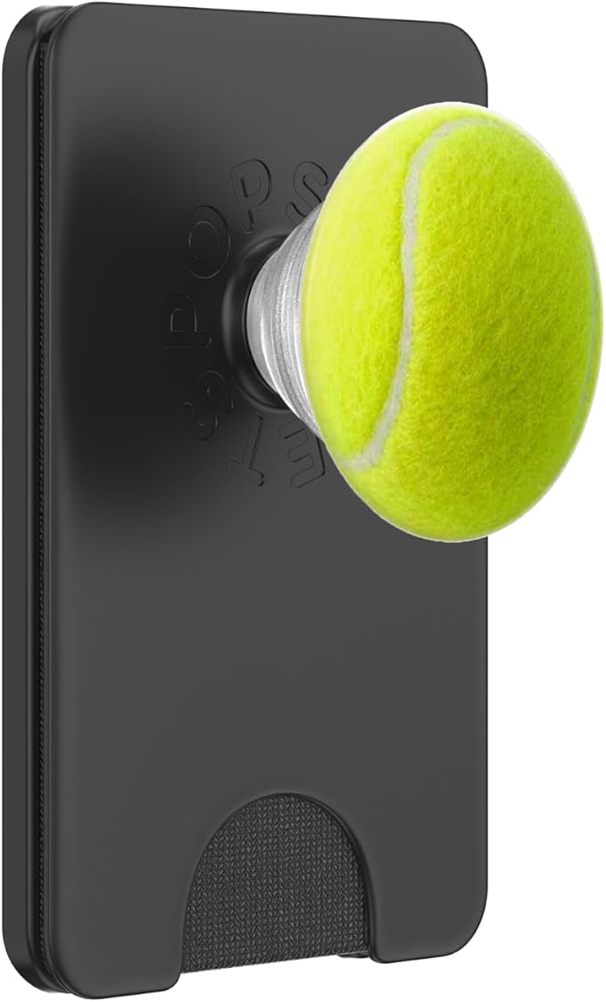 Tennis Ball Black PopSockets Adhesive PopGrip