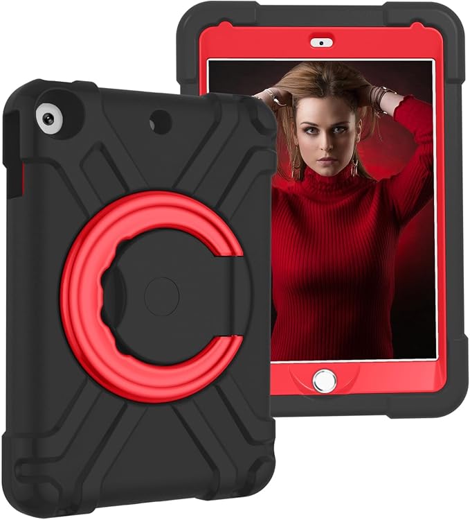 AKABEILA Compatible with Amazon Fire HD 8 2020/2022 Tablet Case，Rugged Kids Case with Stand Lightweight Shockproof Kids Friendly Tablet Cover Black
