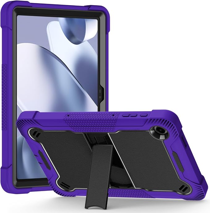 Case for T-Mobile REVVL Tab 2 Android 15 Tablet 10.1 inchHeavy Duty Shockproof Protective Cover with KickstandKids Friendly4 Corners Thicken ShockproofBlack