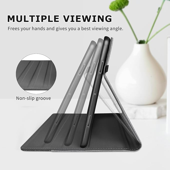 Case for Google Pixel Tablet (11-inch 2023) Multi-Angle Viewing Protective Stand Cover with Pencil Holder &amp Pocket and Protective Tape Compatible with Charging Speaker Dock Cyan