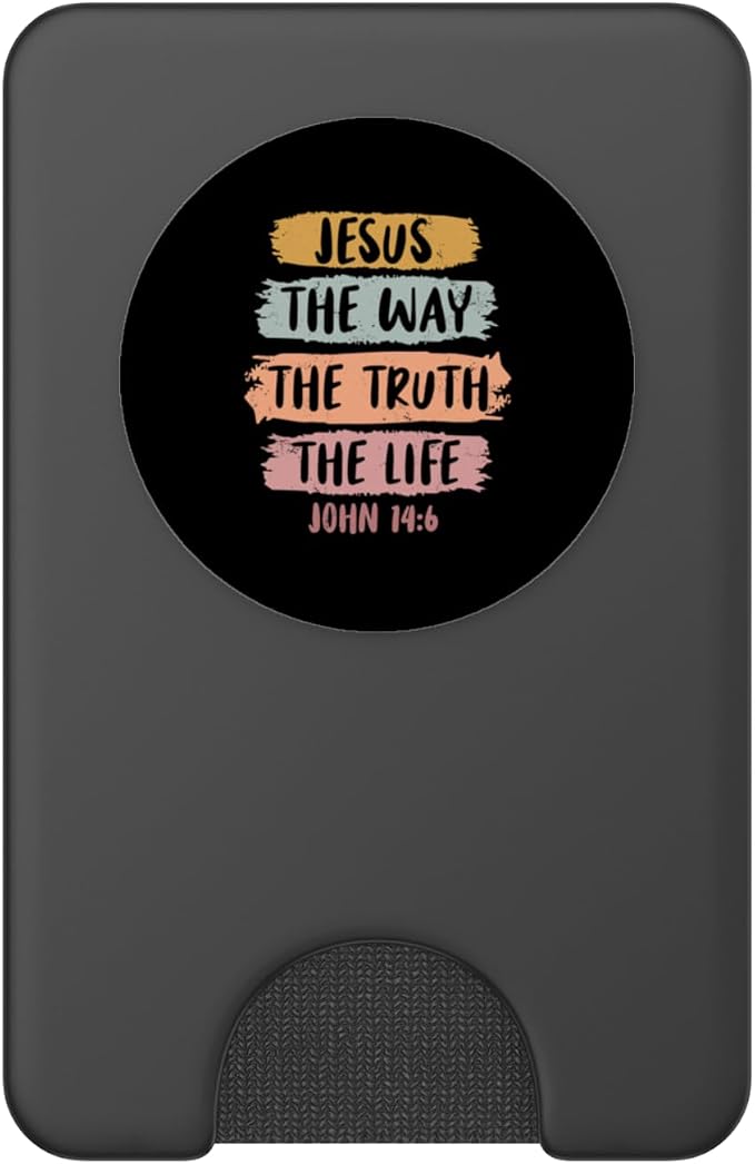 Jesus The Way The Truth The Life Christian Bible Jesus PopSockets Adhesive PopGrip