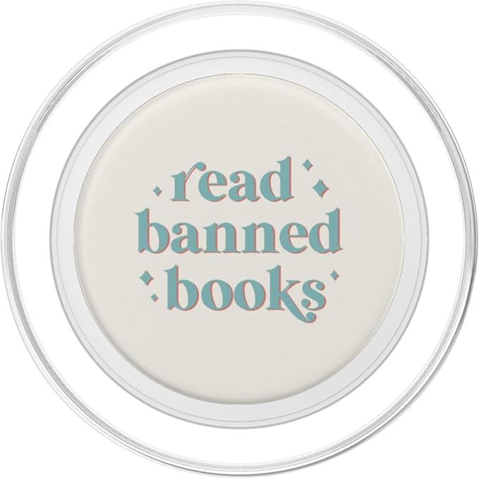 Read Banned Books - Vintage Retro Lettering PopSockets Standard PopGrip