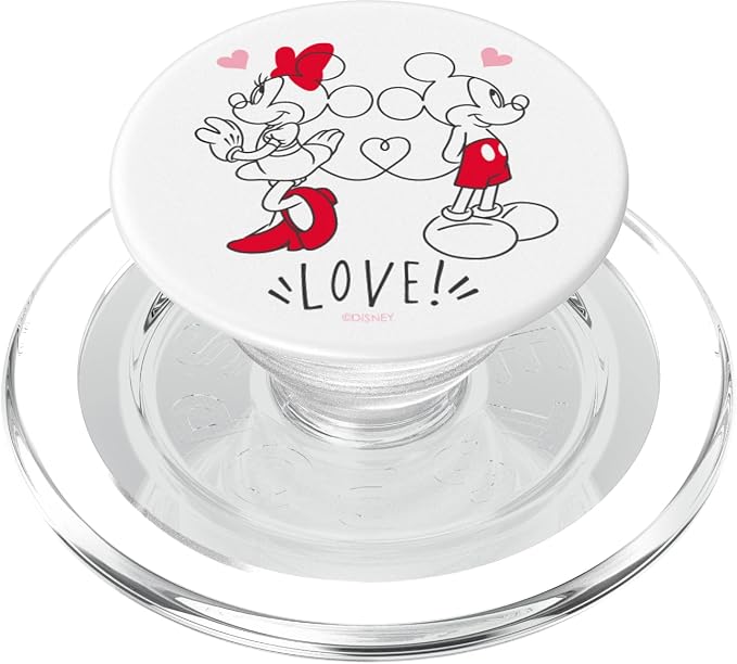 Disney Mickey and Minnie Love Hearts PopSockets Adhesive PopGrip