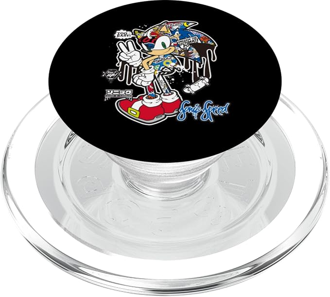 Sonic the Hedgehog Sticker Sonic Speed PopSockets PopWallet for MagSafe