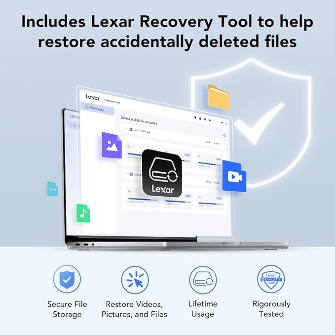 Lexar 2TB Play Blue Micro SD Card, UHS-I, C10, U3, V30, A2, 4K, Up to 160MB/s microSDXC Memory Card, Expanded Storage for Nintendo-Switch 1, Gaming Devices, Smartphones, Tablets (LMSPLBL002T-BNNNU)