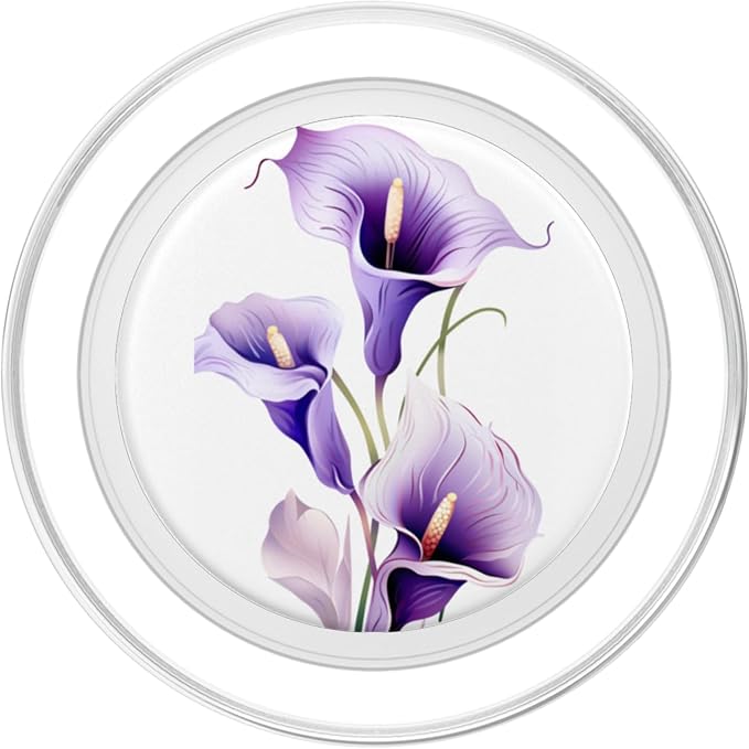 Purple Calla Lilies PopSockets Adhesive PopGrip