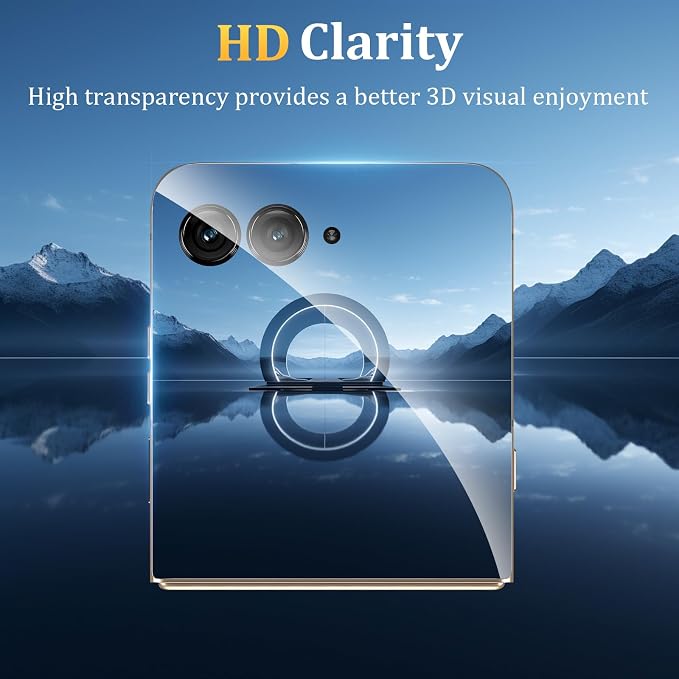 3+3 Pack for Motorola Razr+ 2024/2025 Front Privacy Screen Protector + Camera Protector3D Curved Full Cover Tempered Glass[Anti-Spy] Bubble Free Screen Protector for Razr 60 Pro/ 50 Ultra