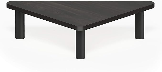Furinno Turn-N-Tube Corner Monitor Riser Stand, Espresso/Black