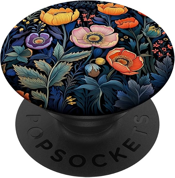 Wildflower Flowers Design Floral PopSockets MagSafe PopGrip for iPhone