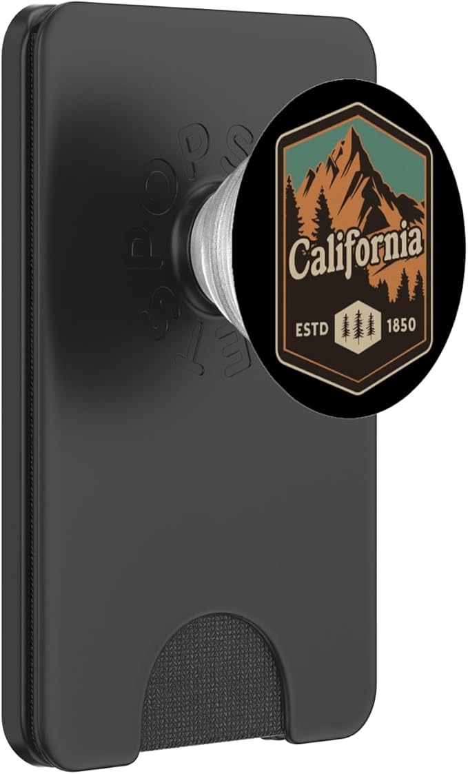 California PopSockets PopWallet for MagSafe