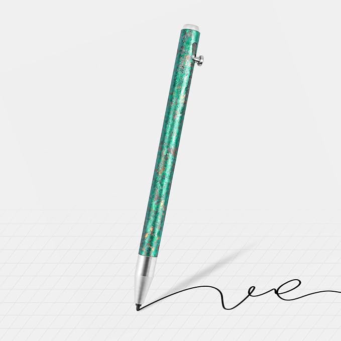 Titanium Magnetic EMR Stylus for E-Ink Devices Retractable Magnetic Digital Pen with Precision Fine Tip Lightweight Writing Pen Compatible with Remarkable 2 Kindle Scribe BOOX SupernoteBlue