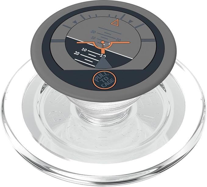 Attitude Indicator Airplane Flight Instrument Pilot Design PopSockets Adhesive PopGrip