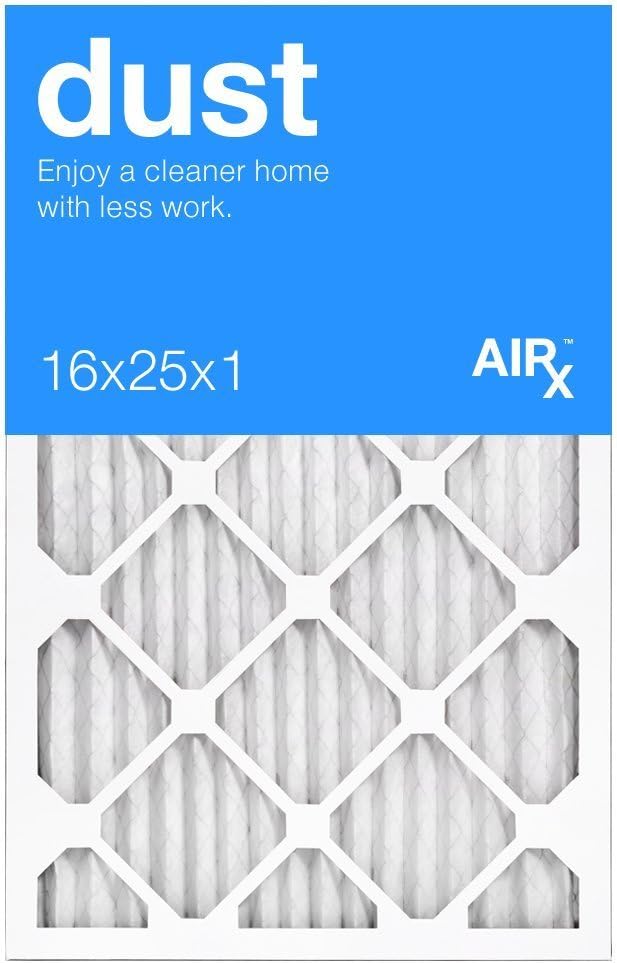 AIRX FILTERS WICKED CLEAN AIR. DUST 16x25x1 MERV 8 Pleated Air Filter