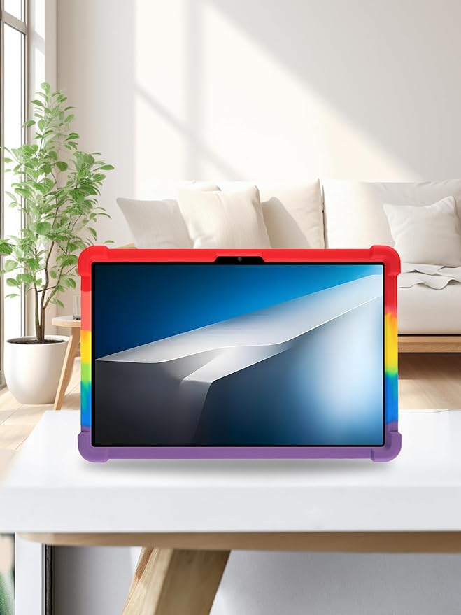 for DOOGEE Tab A9 pro+ Tablet 10.92 inch Tablet CaseBOVUGAC Soft Silicone Adjustable Stand Shockproof Kids Friendly for DOOGEE Tab A9 pro Plus 10.92 Tablet(Black)