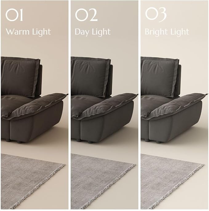 POVISON Oversized Modular Sectional Sailboat Sofa for Living Room with Adjustable Backrest Modern Sectional Couches Loveseat Large Deep Sofa Set 2 Seats Big Comfy Cloud Couch for House Office