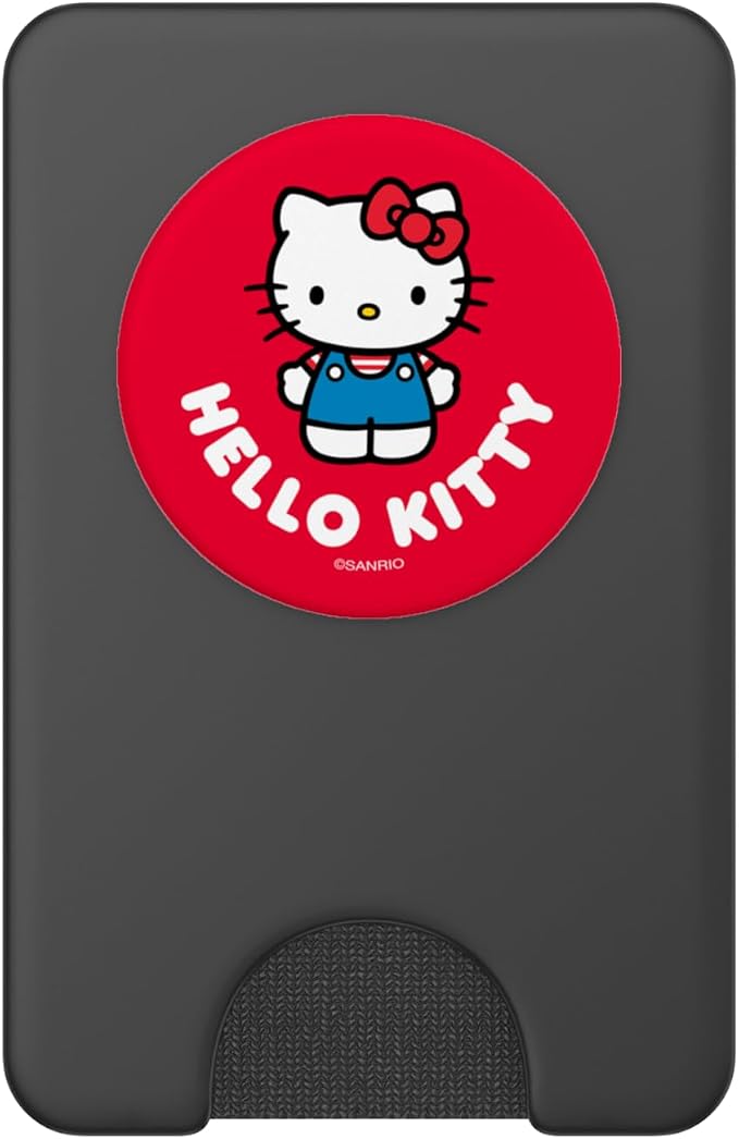 SANRIO Hello Kitty Character PopSocket Adhesive PopGrip for iPhone 11 Black