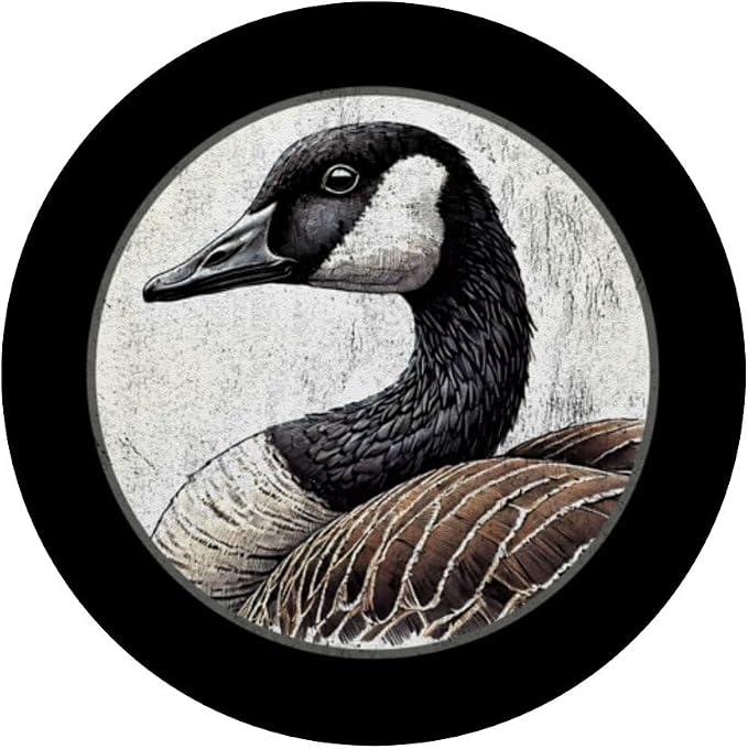 Colorful Retro Canadian Goose Bird Design PopSockets MagSafe PopGrip for iPhone