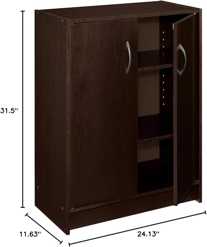 ClosetMaid 8925 Stackable 2-Door Organizer, Espresso