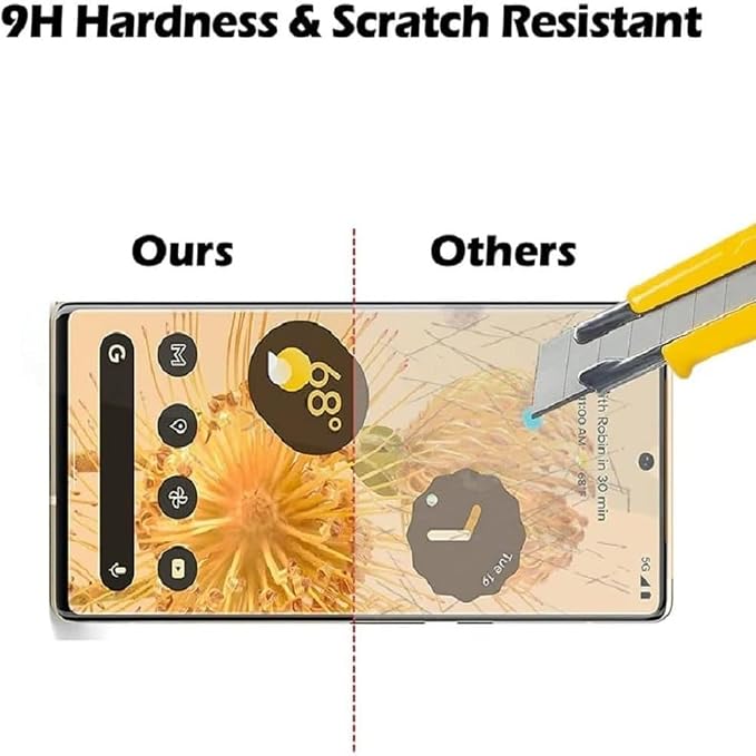 3 Pack Privacy Screen Protector for Google Pixel 4 9H Hardness [Anti-Scratch] Full Coverage Anti-Spy Tempered Glass Film for Google Pixel 4 [Don’t Support Fingerprint Unlock] | 9H Hardness Anti-Spy T