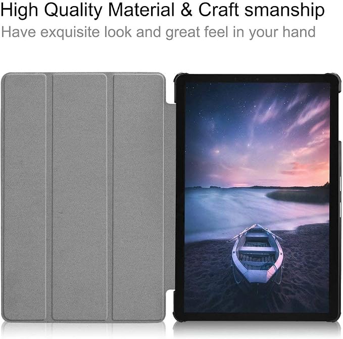 Kepuch Custer Case for Samsung Galaxy Tab S4 10.5 T830 T835 T837 PU Leather Case Cover for Samsung Galaxy Tab S4 10.5 T830 T835 T837 - Black