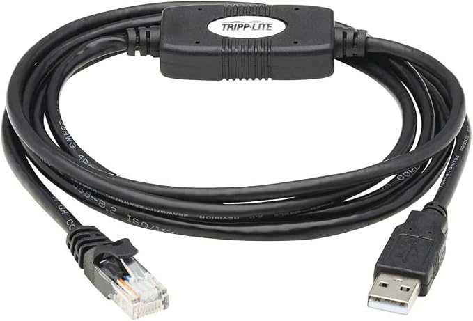 Tripp Lite USB-A to RJ45 Rollover Console Cable Cisco Compatible M/6ft (U009-006-RJ45-X)