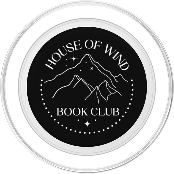 House of Wind Book Club Lovers Unique Artistic Avid Readers PopSockets Adhesive PopGrip