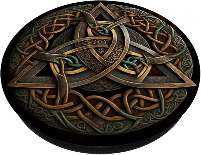 Triquetra Viking Celtic Knot Design PopSockets Adhesive PopGrip