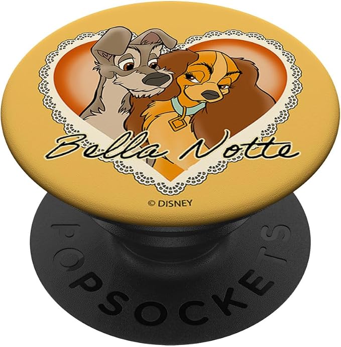 Disney Lady and the Tramp Vintage Valentine PopSockets Standard PopGrip