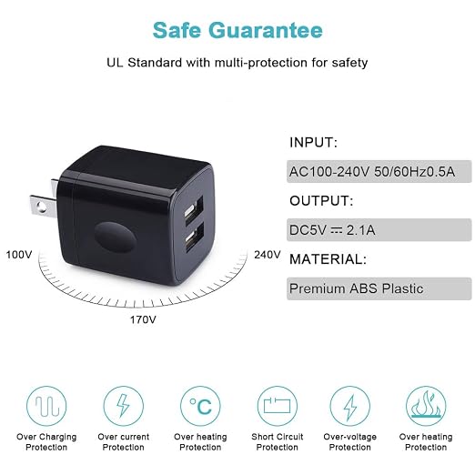 Samsung Watch Charger Fast Charging for Samsung Galaxy Watch 8 Classic/8/Watch 7/Ultra/6 Classic/6/5 Pro/5/4/3/Active2/Active25W Dual USB C Block Charger 6FT Type C Magnetic Wireless Charging Cable