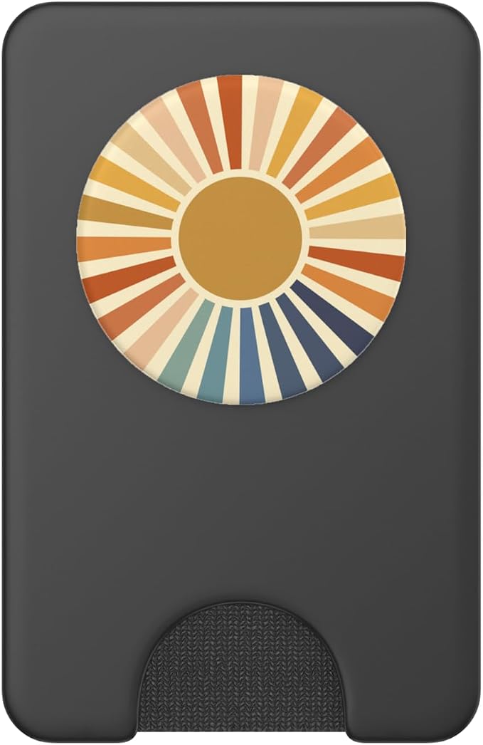 Sunset Retro Fall Colors Nostalgic Style Phone Popper PopSockets Adhesive PopGrip