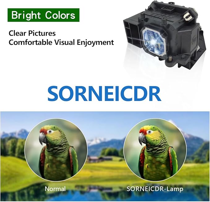 SORNEICDR NP15LP Replacement Projector Lamp Bulb Compatible with NEC M271X M300X M260X M260W, with Housing