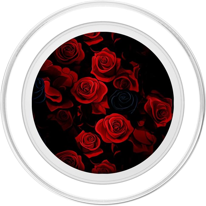 Red Roses Stylish Pattern PopSockets Adhesive PopGrip