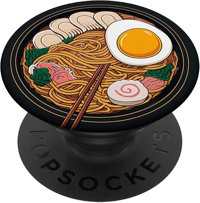 Ramen Japanese Food Anime Style Noodles Asia PopSockets Adhesive PopGrip