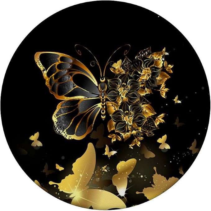 Butterfly Ladies Butterfly Decoration Golden Butterfly PopSockets Adhesive PopGrip