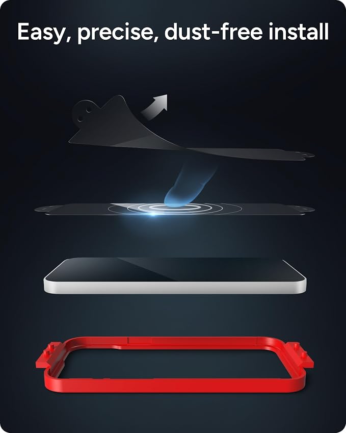 ZAGG Glass Elite Google Pixel 9a Screen Protector – Ultra-Strong Tempered Glass Scratch-Resistant EZ Apply Installation InvisibleShield Made with Recycled Materials