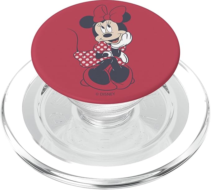 Disney Mickey and Friends Minnie Mouse Red Polka Dot Dress PopSockets Adhesive PopGrip