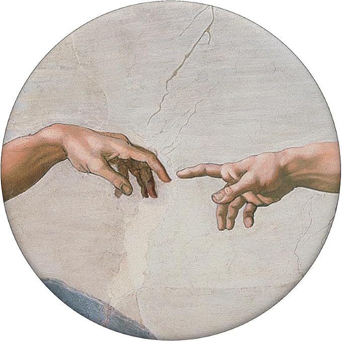 Michelangelo Creation of Adam Sistine Chapel PopSockets Adhesive PopGrip